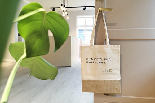 Carry Me – handlenett i bomull og jute fra Fun Design