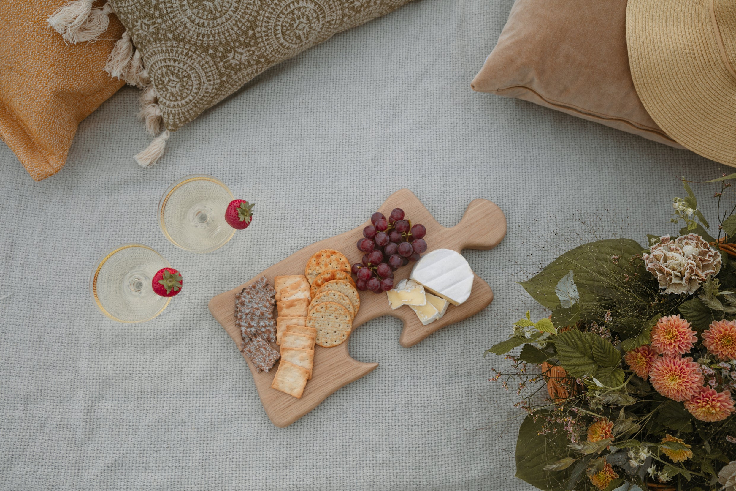 The Puzzle Piece med ostebrett-anretning