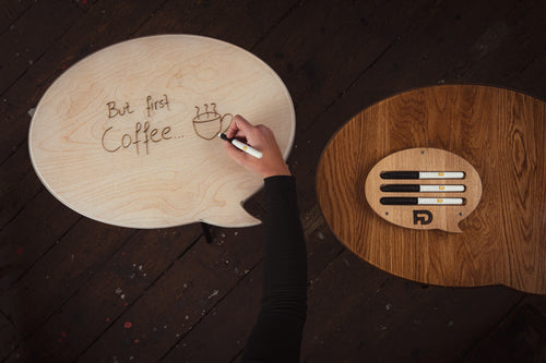 Mrs. Bubble barnebord formet som snakkeboble – Fun Design